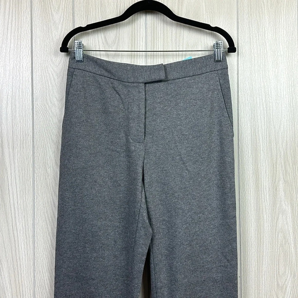 J Mclaughlin Womens Chervil Wool Pants 4 Gray Trouser Tapered Career Mid Rise - Picture 4 of 6